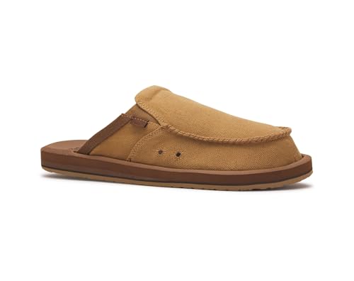 Image of Sanuk Mens You Got My Back Mule | Mens Shoes | Slip On Shoes for Men | Men's Slip-on Loafers | Memory Foam Footbed