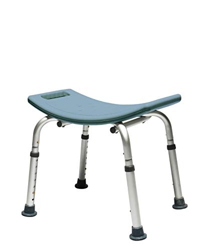 Lumex 7931RB-1 Platinum Collection Bath Seat without Backrest, Steel Blue, Retail Packaging Cover
