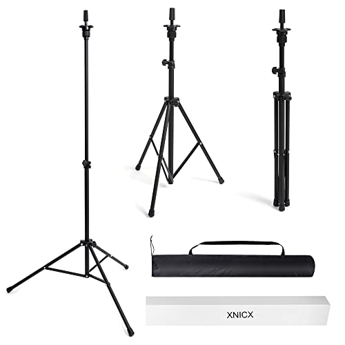 xnicx Tête de Perruque Trépied Tête de Mannequin Support métallique réglable pour tête de Mannequin, tête d'entraînement, tête de Bloc en Toile avec Sac de Transport (91-134cm)