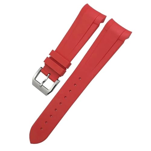 Bracelet silicone étanche 20mm incurvé adapté pour Tudor Black Bay 1958