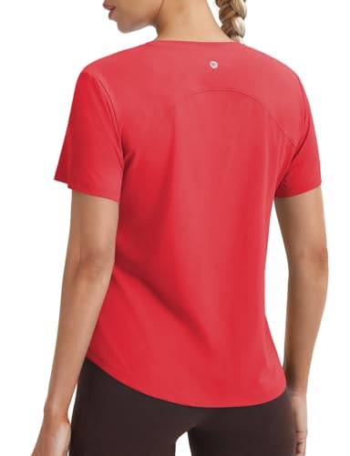 Image of baleaf Women Ice Cooling Running Shirts Quick Dry Short Sleeve Tops