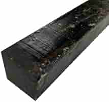 Gaboon Ebony Wood Turning Blank - 1.5" X 1.5" X 30" Square Lumber Block For Woodworking