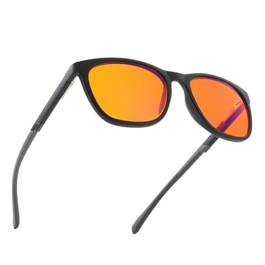 Gafas luz azul de lentes rojas con filtro bloqueo 99%. Gafas protección frente a pantallas y luz artificial para hombre y mujer. Gafas anti luz azul, blue light glasses, gafas para la luz azul.