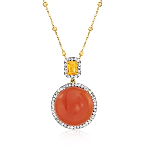 Ross-Simons Carnelian and 1.00 Carat...