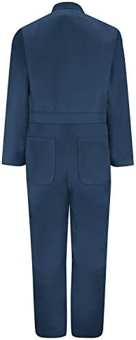Red Kap Men's Twill Action Back Coverall, Navy, 38