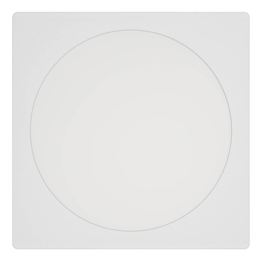 Eglo Recessed LED Ceiling spot Fueva 6, Square Spotlight, Ceiling lamp Made of Plastic in White, Warm White-Cold White, 21.6 x 21.6 cm