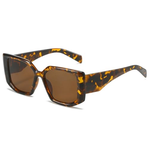 Lunettes de soleil carrées pour femmes avec verres vintage et protection UV400
