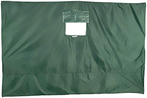Royal Gardineer Zubehör zu Festival Pavillon: Wandseitenteil für Faltpavillon, mit Klett-Fenster, 3 x 1,9 m, grün (Festival Pavillion, Garten-Festzelte)