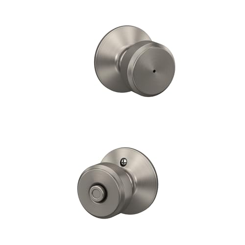Schlage F40 BWE 619 Bowery Door Knob, Bed & Bath...