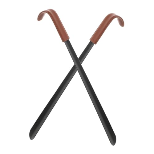 Chausse-pied Long Acier Inoxydable Métal Robuste Set de 2 Pièces