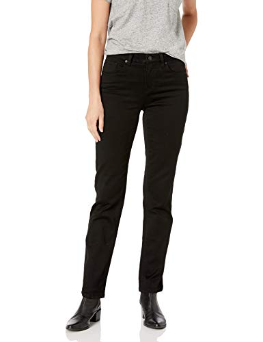 Tribal Women's Petite Size 5-Pocket Straight Leg Dream Jean