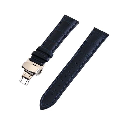 Bracelet de montre en cuir véritable INEOUT 20mm idéal pour rehausser un costume de bureau