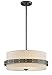 DESIGNERS FOUNTAIN Garrett 3-Light Pendant, Weathered Iron, 92431-WI