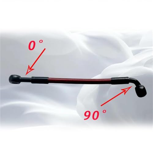 Conduite de frein tressée moto 250cm anti dilatation pour réparer la perte de pression