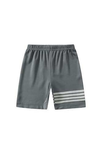 Image of Boys' Active Shorts Set 6 Pieces T-Shirt and Quick Drying Shorts Summer Activewear Sets 4-12Y