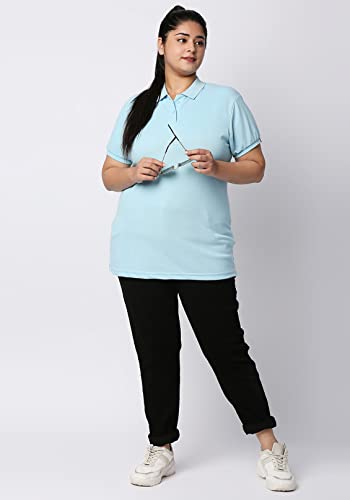 Image of Wear Your Opinion Womens Plus Size Polo Collar Neck T-Shirt Top