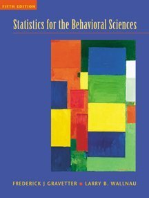 Buy Statistics for the Behavioral Sciences Book Online at Low Prices in ...