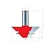 Freud Lock Miter Router Bit - Ideal for Professional Woodworking, CNC/Table Routing, Interlocking Joints - 2-3/4