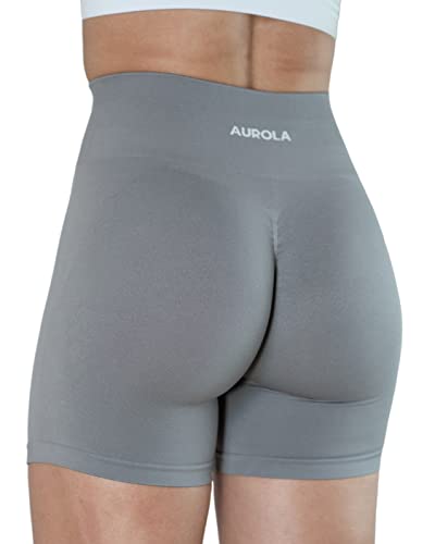 Image of AUROLA Intensify Workout Shorts for Women Seamless Scrunch Short Gym Yoga Running Sport Active Exercise Fitness Shorts