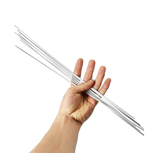 Pangyoo PYouo-Welding rods 2mm 1.6mm Metal Aluminum Magnesium Silver Electrode Welding Rod, Flux Cored Wire Brazing Stick Soldering Tool, Welding materials (Diameter : 2mm, Material : 10pcs)