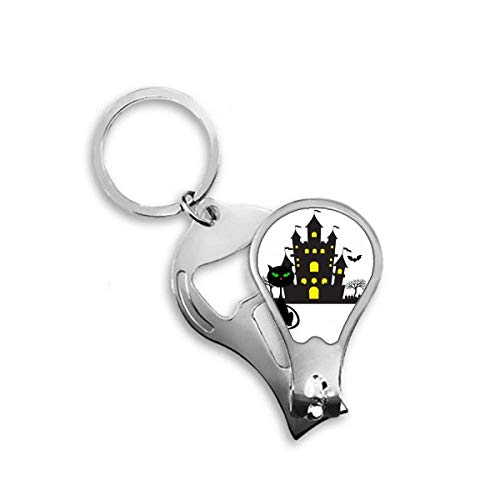 Coupe-ongles Halloween château sombre, idée cadeau originale pour fan de chat