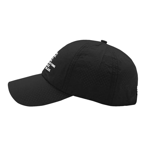 Black Black Blackety Black Sun hat Funny Cap for Son3