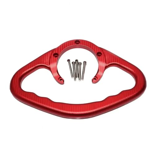 Embout de guidon rouge en alu CNC pour moto Kawasaki Versys 650 et Z1000