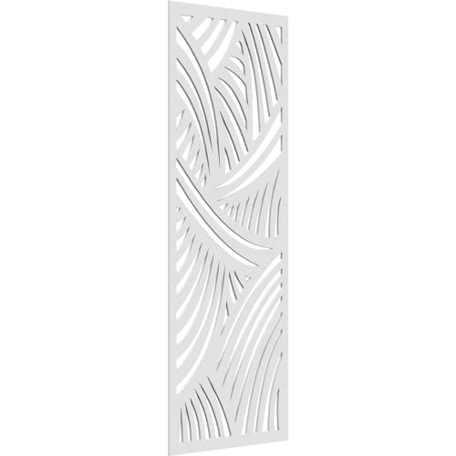 Image of 27 3 /8 inchW x 69 3 /8 inchH x 3 /8 inchT Chester Decorative Fretwork Wall Panels in Architectural Grade PVC