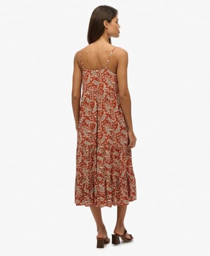 Robe mi longue semi boutonnée à volants femme Superdry - vue 4