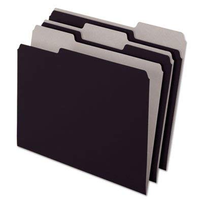 Dossiers intérieurs pour classer les documents lettre boîte 100 noir