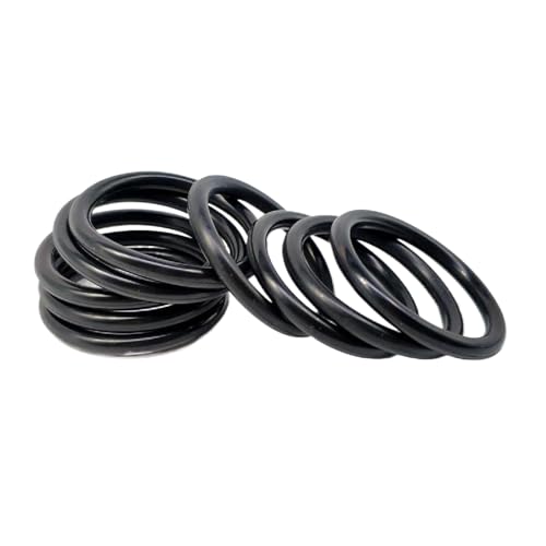 Oリングガスケット、 EPDM Oリング 幅2.5mm (35-53)mm 内径 x 外径 (40-58)mm 黒 10個入り(44mm x 49mm x 2.5mm)