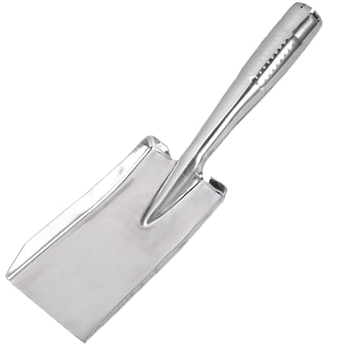 Image of Garden Shovel Hand Trowel Garden Tool, Heavy Duty Stainless Steel Gardening Tools, Rust Resistant Garden Spade Hand Shovel for Transplanting Weeding Moving and Smoothing Digging Planting