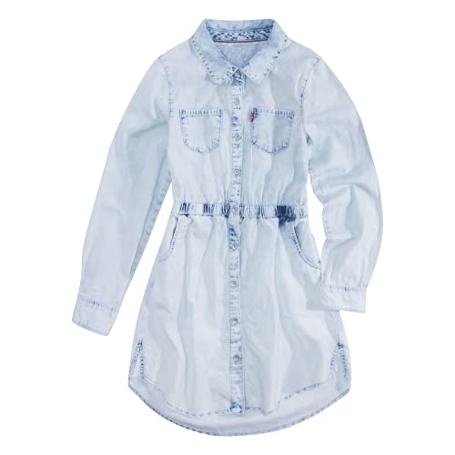 Levi's Girls' Long Sleeve Denim Western Dress