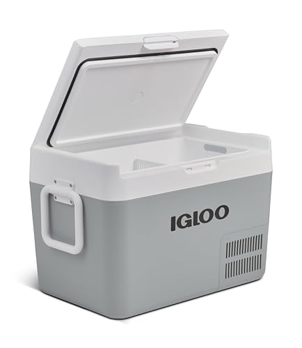 Igloo Icf32 Glacière À Compresseur 32 Litres, 12 24 V Et 230 V, Mini-Réfrigérateur -18 C À 20 C Pour Voiture, Camion, Bateau, Camping-Car Et Prise De Courant. Igloo Icf32 Glacière À Compresseur 32 Litres, 12 24 V Et 230 V, Mini-Réfrigérateur -18 C À 20 C Pour Voiture, Camion, Bateau, Camping-Car Et Prise De Courant.