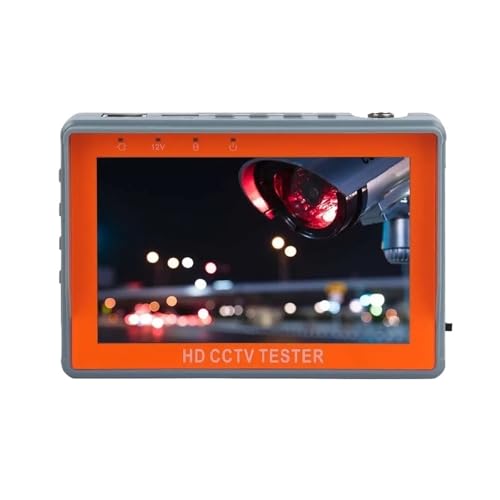 Probador de CCTV portátil con LCD de 5 pulgadas para solucionar fallas en sistemas AHD y CVI 2