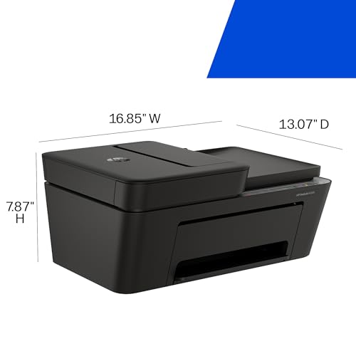 Image of HP DeskJet 4355 Wireless All-in-One Color Inkjet Printer, Scanner, Copier, Best-for-Home, 3 Month Trial of Instant Ink Included, AI-Capable (AJ4Y0A)