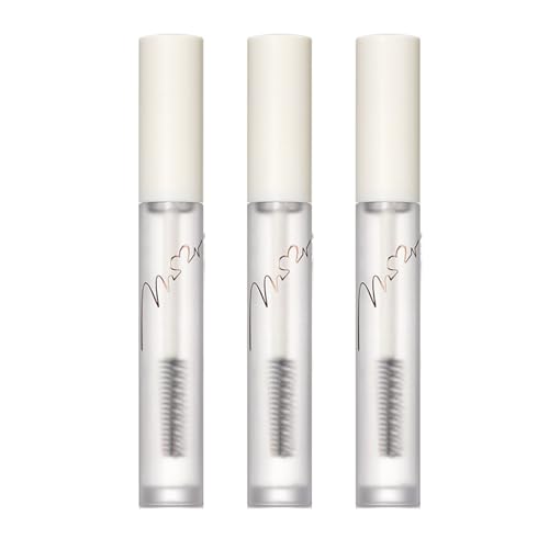LiiYii 3-Pack Transparent Eyebrow Gel, Waterproof Formula for All-Day Wear and Smudge-Proof Styling White One Size