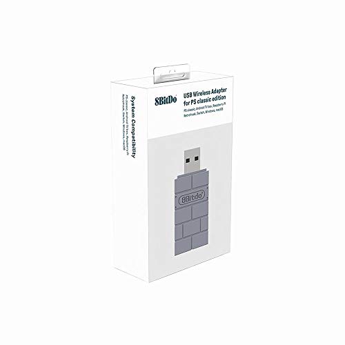 KKmoon Adaptador BT sem fio 8Bitdo para Nintendo Switch Windows Mac e receptor sem fio USB Raspberry