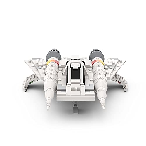 MOC スペース ウォーズ シリーズ 宇宙船ビルディング ブロック、UCS 宇宙船スターファイター ビルディング トイ、548 個の SF スターシップ コレクタブル モデル ビルディング セット、レゴとの互換性