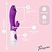Teazers Realista Rabbit Vibrador – Vibrador Mujer – Estimulación Doble: Clítoris y Punto G – Perfecto como primer vibrador - Morado