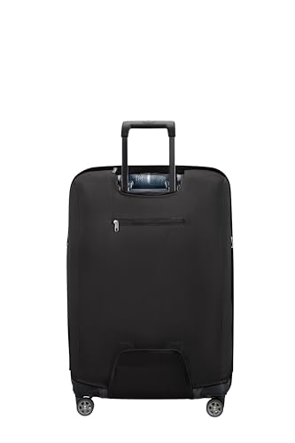 Samsonite TA Revolution - Faltbare Schutzhülle für Koffer Größe L, Kofferhülle passend für 75–79 cm, Reisekoffer Schutz, mit reflektierendem Detail, Schwarz