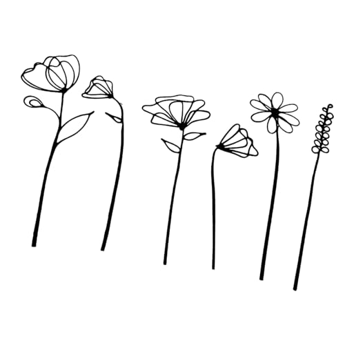 Générique Fleurs en métal à Longues tiges, décoration de Cour Artificielle – vue 8