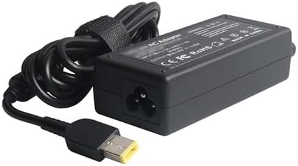 90W Replacement Power Supply Laptop Charger compatible with Lenovo ThinkPad X1 Carbon, T440, T450, IdeaPad, Yoga, 20V 4.5A AC Adapter with Square USB-Style Pin