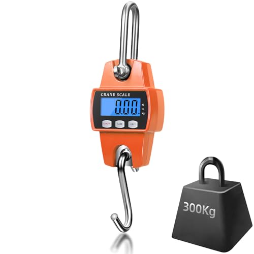 Báscula electrónica colgante, báscula digital de cocina, báscula de equipaje digital, báscula de equipaje de grúa, báscula digital con ganchos, báscula colgante portátil, báscula industrial de 300 kg