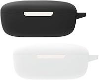 Vista 1 de Compatible con redmi Buds 4 Lite - Funda protectora a prueba de golpes, compatible con carga inalámbrica (negro-blanco)