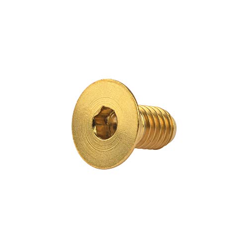 Wanyifa FM4 Titanium Ti M4X8 10 15 20 Mm Countersunk Flat Head Hex Socket Cap Screw Bolt Pack Of 6  thumb #4
