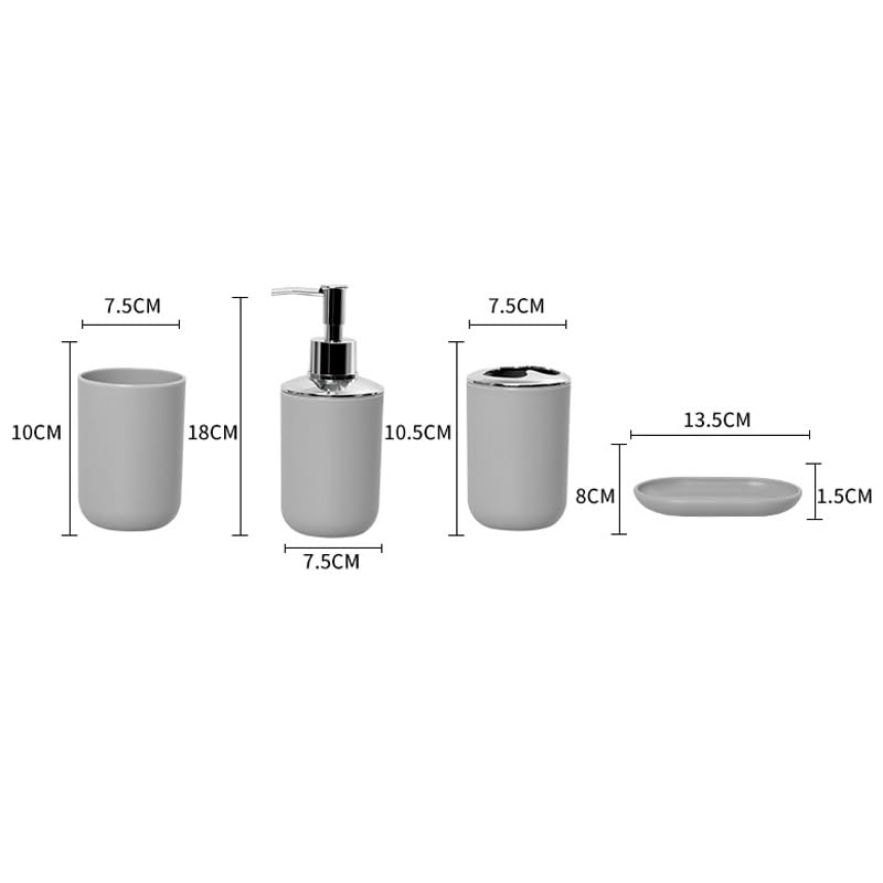 Bathroom Toiletry Set Travel Cup Five-piece Home For Two
