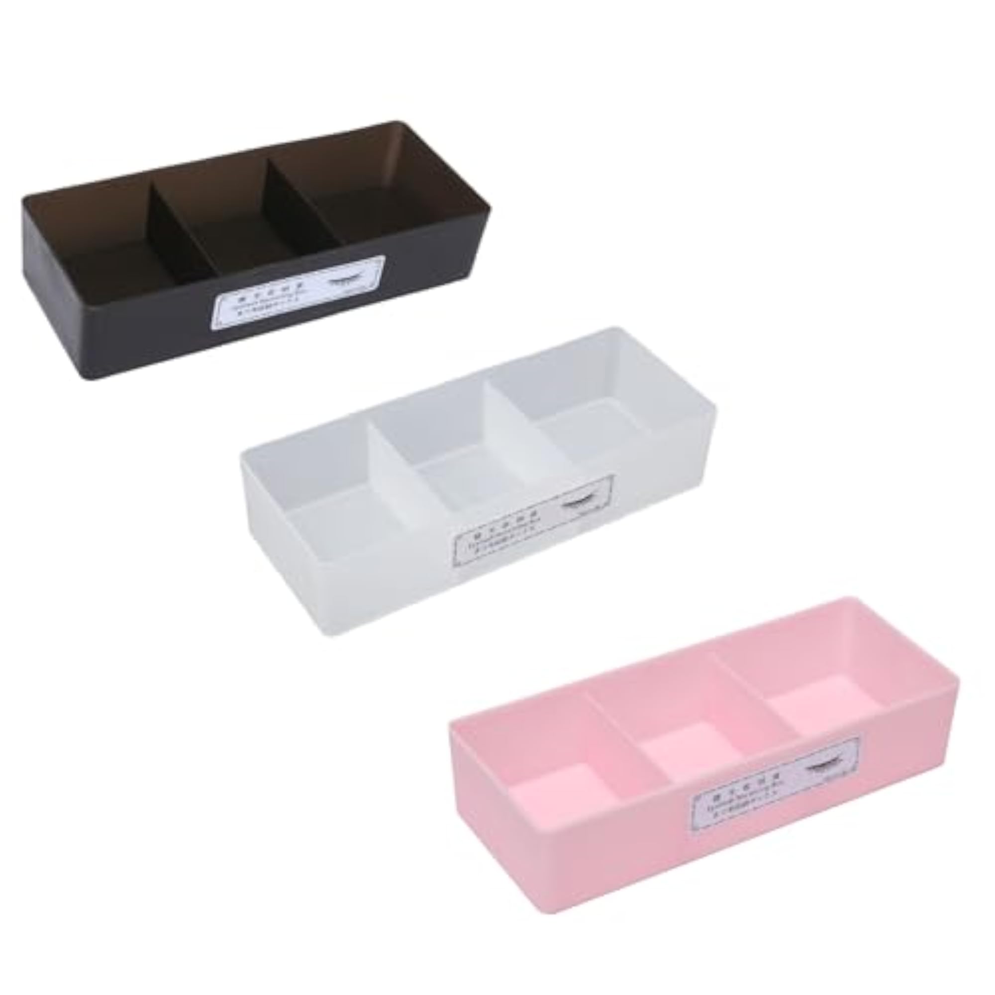 3pcs Eyelash Extension Tool Storage Box Organizer