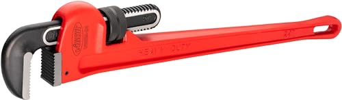 ViGOR clé à tube V5639-24, pour tubes jusqu'à 76 mm (3), ouverture de la mâchoire jusqu'à 88 mm, corps en fonte robuste, blocage rapide par ressort, grosse denture pour une prise sûre