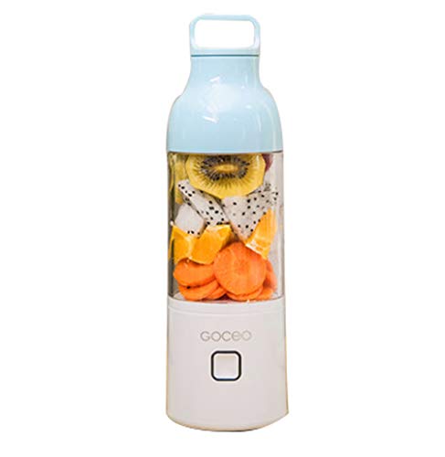 Persönlicher Tragbarer Mischapparat, Smoothie-Mischmaschine USB Aufladbare Saft-Schale, Reisesatz, Einzeln, Hauptfrucht-Mischmaschinen-Saft,